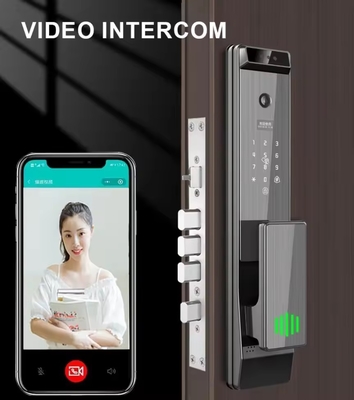 Glomarket Tuya Digital Smart Lock ระบบชีวภาพอัตโนมัติเต็ม ระบบรักษาความปลอดภัยลายนิ้วมือ 3d การจํานองใบหน้า รหัสผ่าน ล็อคประตู