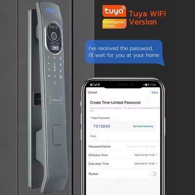 Glomarket Tuya Smart Door Lock 3d การจําเพาะใบหน้า ล็อคสมาร์ทอัตโนมัติ พร้อมกล้อง ล็อคประตูความปลอดภัยชีวภาพสมาร์ท