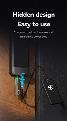 Glomarket Tuya Wifi Smart Lock อลูมิเนียม ประตูไม้ การรับรู้ใบหน้า ลายมือ ลายนิ้วมือชีวภาพ ลายดิจิตอล