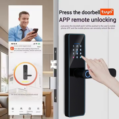 Glomarket Smart Cerradura Fechadura Digital Tuya Ttlock Lock รีฟิดการ์ดรหัสผ่านลายนิ้วมือ