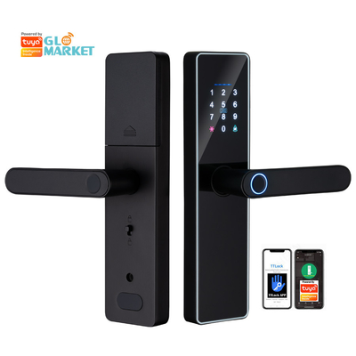 Glomarket Smart Cerradura Fechadura Digital Tuya Ttlock Lock รีฟิดการ์ดรหัสผ่านลายนิ้วมือ