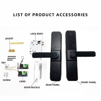 โกลมาร์เก็ต Wifi Biometric อิเล็กทรอนิกส์ อัพพลิเคชั่น Tuya Remote Smart Lock Smart Fingerprint ประตูล็อคด้วยตาแมว