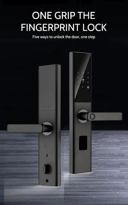 Glomarket Tuya Smart WiFi Digital Door Lock Code RFID IC Card แอพสมาร์ทโฟน เปิดล็อคลายนิ้วมือชีวภาพ