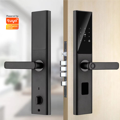 Glomarket Tuya Smart WiFi Digital Door Lock Code RFID IC Card แอพสมาร์ทโฟน เปิดล็อคลายนิ้วมือชีวภาพ