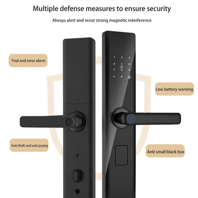 Glomarket Tuya Smart Security ล็อคประตูดิจิตอล จับนิ้วมือชีวภาพ ล็อคสมาร์ท โรงแรม คอนโด ห้องล็อค ราคาโรงงาน