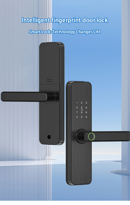 Glomarket Tuya Smart Door Lock ห้องนอน บ้าน ดิจิตอล บิโอเมทริกนิ้วมือ จับมือฉลาด ล็อคอิเล็กทรอนิกส์