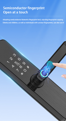 Glomarket Tuya Smart Door Lock ห้องนอน บ้าน ดิจิตอล บิโอเมทริกนิ้วมือ จับมือฉลาด ล็อคอิเล็กทรอนิกส์