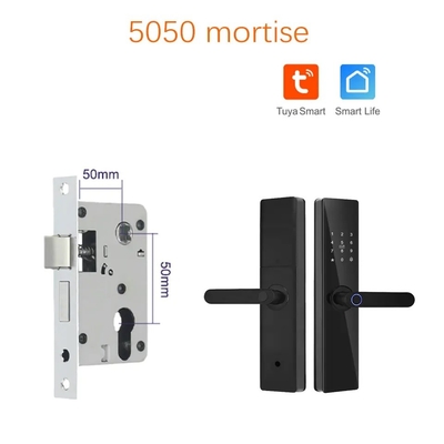 Glomarket Tuya TTlock ปริศนาลายนิ้วมือ หลักสกุลดิจิตอล อพาร์ทเมนต์ ห้องพัก ห้องพัก เซอร์ราดุรัส อินเทลเจนเตส ความปลอดภัย ล็อคประตูไม้สมาร์ท