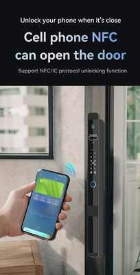 Glomarket Security Cerradura Intelligente Security Home อัตโนมัติไฟฟ้า Wifi รอยนิ้วมือดิจิตอล Tuya ปิดประตูสมาร์ท