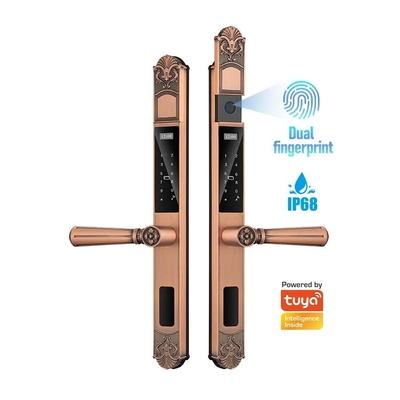Glomarket Courtyard Villa Gate Lock ความปลอดภัยสูง กันน้ํา ฉลาด ดับสองลายนิ้วมือ Password Smart Lock
