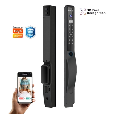 Glomarket Outdoor Electric Keyless 3D Face Recognition Tuya Digital Password Card ประตูล็อค กันน้ํา ลายนิ้วมือ ล็อคสมาร์ท