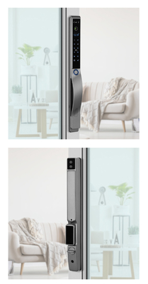 Glomarket Outdoor Electric Keyless 3D Face Recognition Tuya Digital Password Card ประตูล็อค กันน้ํา ลายนิ้วมือ ล็อคสมาร์ท