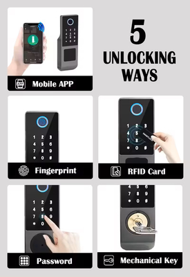 Glomarket Tuya กันน้ํา ดิจิทัล TTLock ติดห่างเปิดล็อค