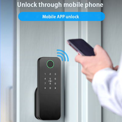 Glomarket Outdoor อิเล็กทรอนิกส์สมาธิลายนิ้วมือ Password ล็อคดิจิตอล Tuya Ttlock ล็อคประตูสมาร์ท