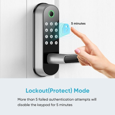 โกลมาร์เก็ต Smart Home Security ล็อคดิจิตอล Tuya Wifi ล็อคประตูอัจฉริยะแบบชีวมาตรฐาน
