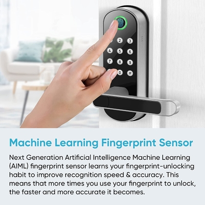 โกลมาร์เก็ต Smart Home Security ล็อคดิจิตอล Tuya Wifi ล็อคประตูอัจฉริยะแบบชีวมาตรฐาน