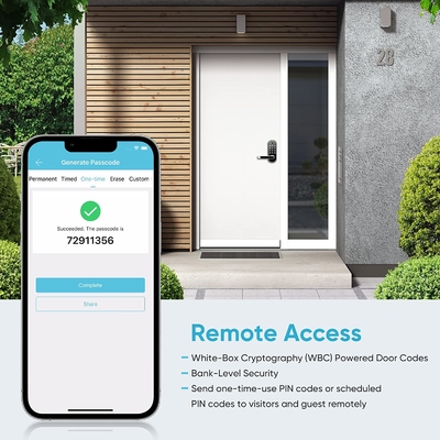 โกลมาร์เก็ต Smart Home Security ล็อคดิจิตอล Tuya Wifi ล็อคประตูอัจฉริยะแบบชีวมาตรฐาน