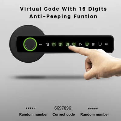 Glomarket Tuya Ble ล็อคสมาร์ท ความปลอดภัย อิเล็กทรอนิกส์ Keyless Smart Door Handle Lock ล็อคห้องใน