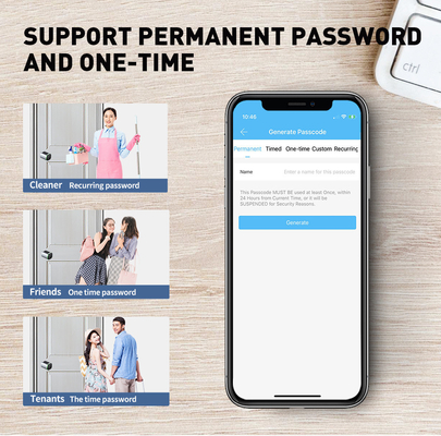 Glomarket Tuya Ttlock Smart Digital Keyless Door Lock ซิลินเดอร์ล็อค รวมรหัสผ่านและบัตร ล็อคอิเล็กทรอนิกส์ ซิลินเดอร์ล็อคสมาร์ท