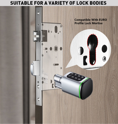 Glomarket Tuya Ttlock Smart Digital Keyless Door Lock ซิลินเดอร์ล็อค รวมรหัสผ่านและบัตร ล็อคอิเล็กทรอนิกส์ ซิลินเดอร์ล็อคสมาร์ท
