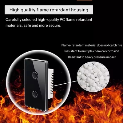 Tuya US Wifi /Zigbee กระจกกระจกกระจกกระจกกระจกกระจกกระจกกระจกกระจกกระจก 1/2/3/4 Gang Wifi Wall Switch