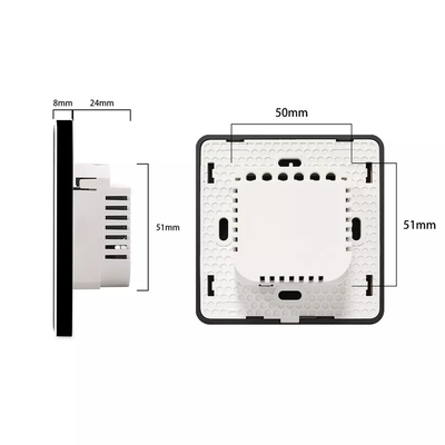 เครื่องปรับเปลี่ยนผ้าม่านสมาร์ท Wifi/Zigbee Voice Control Google Assistant เครื่องปรับเปลี่ยนจอสัมผัสสมาชิกสหรัฐอเมริกา APP เครื่องปรับเปลี่ยนประตูโรงรถ