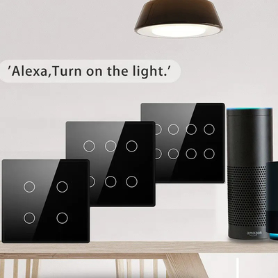 Glomarket Smart Wifi บราซิล 118*124 สวิตช์ ทํางานกับ Google Alexa Assistant Tuya สวิตช์ไฟฉลาดสําหรับบ้าน
