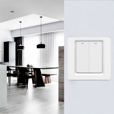 Glomarket Tuya WiFi Zigbee Smart Light Switch ปุ่มปุ่มป้ายกําแพง 1/2/3 กองแก๊งทํางานกับ Alexa Google Home