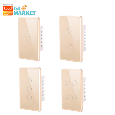 Glomarket Tuya Smart Switch Wifi US แอลกริค วอล์ท สวิตช์ Google Home Alexa Light Lamp Touch Switch การควบคุมแอพ