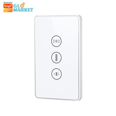 Glomarket Us Standard Tuya Wifi Smart Curtain Switch Touch Button Voice Control Smart Shutter Switch Alexa Google Home