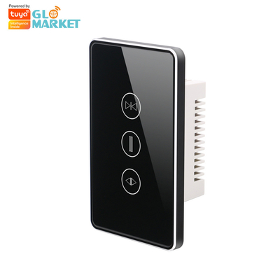 Glomarket Us Standard Tuya Wifi Smart Curtain Switch Touch Button Voice Control Smart Shutter Switch Alexa Google Home