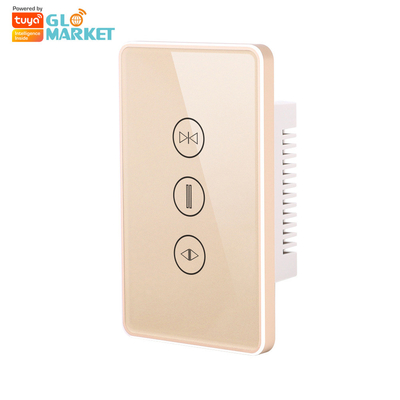Glomarket Us Standard Tuya Wifi Smart Curtain Switch Touch Button Voice Control Smart Shutter Switch Alexa Google Home