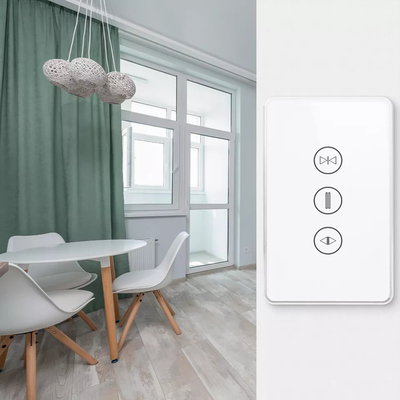 Glomarket Us Standard Tuya Wifi Smart Curtain Switch Touch Button Voice Control Smart Shutter Switch Alexa Google Home