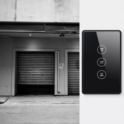 Glomarket Us Standard Tuya Wifi Smart Curtain Switch Touch Button Voice Control Smart Shutter Switch Alexa Google Home