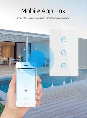 Glomarket US Standard Dimmer เครื่องเปลี่ยนไร้สาย เครื่องเปลี่ยนอิเล็กทรริกส์ สมาธิ เครื่องเปลี่ยนอัจฉริยะ เครื่องเปลี่ยนไฟฟ้า