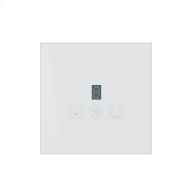 Glomarket Tuya Wifi Smart Fan Switch Tuya Smart Switch แฟนสปีด ไฟเปิดปิด การควบคุมเสียง การควบคุมสวิตช์สแตนดาร์ท EU / US