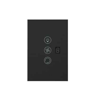 Glomarket Tuya Wifi Smart Fan Switch Tuya Smart Switch แฟนสปีด ไฟเปิดปิด การควบคุมเสียง การควบคุมสวิตช์สแตนดาร์ท EU / US