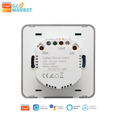 Glomarket Smart Home Dimmer Switch Tuya Zigbee การควบคุมเสียง Knob Dimming ปรับความสว่างด้วยจอดิจิตอล