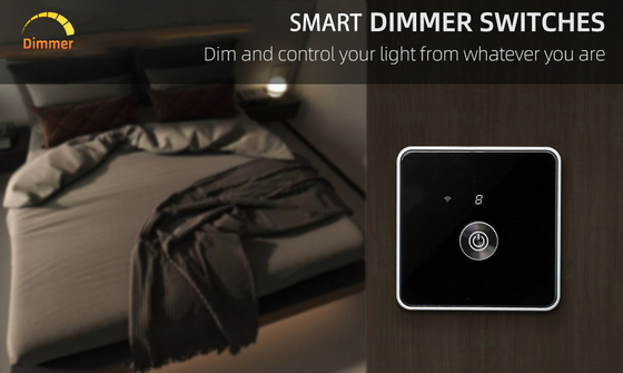 Glomarket Smart Home Dimmer Switch Tuya Zigbee การควบคุมเสียง Knob Dimming ปรับความสว่างด้วยจอดิจิตอล