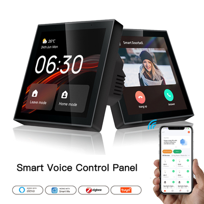 Glomarket Tuya Smart 4 นิ้ว มัลติ-ฟუნქชั่น แผนควบคุมจอสัมผัส Alexa Voice Zigbee การควบคุมกลาง