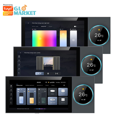 Glomarket Tuya Wifi Smart 6 Inch Control Panel มัลติฟункชั่นในตัว Zigbee Gateway เครื่องควบคุมบ้านฉลาด โฮสต์ฉลาด