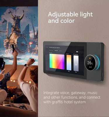 Glomarket Tuya Wifi Smart 6 Inch Control Panel มัลติฟункชั่นในตัว Zigbee Gateway เครื่องควบคุมบ้านฉลาด โฮสต์ฉลาด