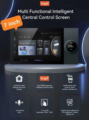 Glomarket Tuya Wifi Smart 7 Inch Control Panel Multi-function Ble Music Wall Touch Screen ซิกบี ฮับ เกตเวย์ การควบคุมกลาง