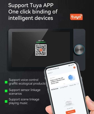 Glomarket 8 นิ้ว Tuya Smart WiFi Zigbee Gteway Scene Music Play แผ่นควบคุมสมาชิกหลายฟังก์ชัน