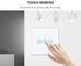 Smart Home สวิตช์ WIFI Eu/us Standard Wall Touch Control Curtain Switch ทำงานร่วมกับ Google/alexa สำหรับม่านไฟฟ้า Swit