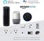 Tuya ฉลาด US Standard Plug ปลั๊ก Wifi ทำงานร่วมกับ Alexa และ Google Assistant การตั้งค่ากำหนดเวลา ฉลาด Plug