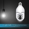 Glomarket ฉลาด Indoor การติดตามอัตโนมัติ Full HD Light Bulb กล้อง Ip ฉลาด Wireless Indoor กล้อง With Light