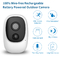 รีโมทคอนโทรล Night Vision เสียงสองทาง Pir Wify Outdoor กล้อง ทำงานร่วมกับ Tuya Amazon Google App